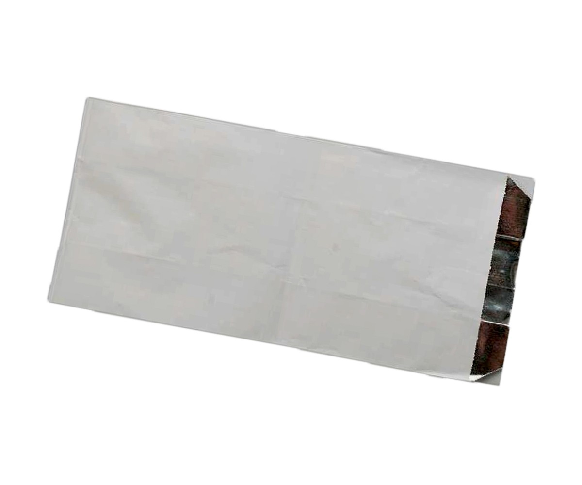 Пакет для кур бумажный 14,5х9х32см фольгированный белый (Оптиком)