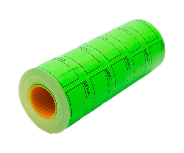 Этикет-лента 50х40мм зеленая (ASD)